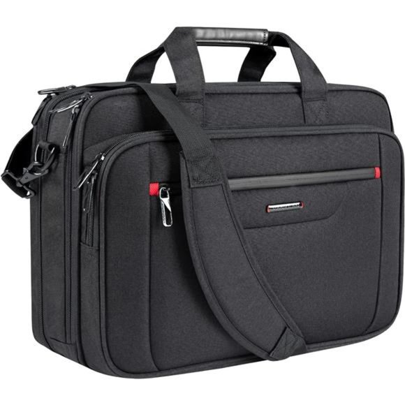 Laptop Briefcase Premium Laptop Case Fits Up to 17.3 Inch Business Shoulder Bag - Picture 1 of 6
